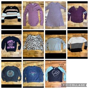 ‼️SALE‼️ LOT OF WOMENS SWEATERS/TOPS